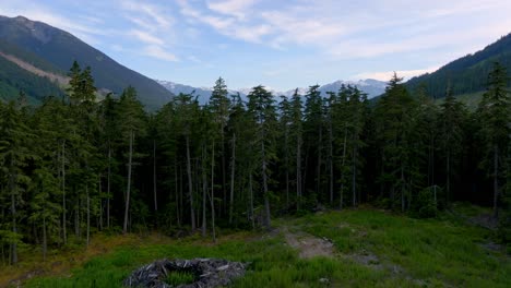 Dichte-Wald--Und-Bergstraßen-Entlang-Der-Route-Der-Route-99-Nach-Pemberton,-Vancouver,-Bc,-Kanada