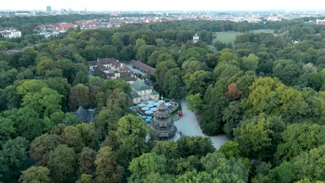 Luftaufnahme-Des-Chinesischen-Turms-Im-Münchner-Stadtpark-1