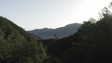 Luftaufnahme-Der-Landschaft-Am-Caminho-Do-Pinaculo-E-Foldhadal-In-Madeira-Am-Morgen
