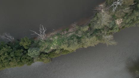 Luftaufnahme-Von-Oben-Nach-Unten-Aus-Der-Vogelperspektive-Von-Parramatta-River,-New-South-Wales,-Australien