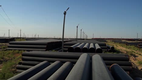 Pipeline-Transport-Öl,-Erdgas,-Bauwesen