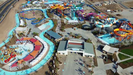 A Massive Water Park In Southern California Free Stock Video