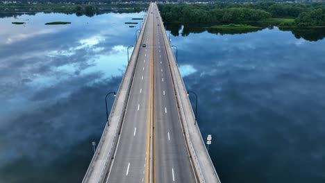Long-bridge-across-calm-river-water
