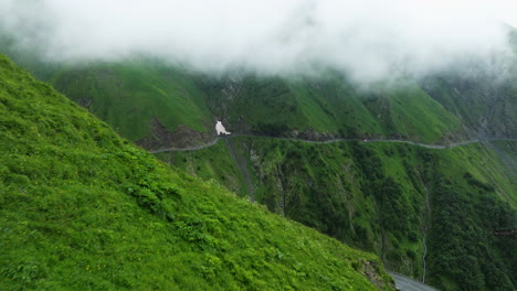 The-Great-Caucasus-Mountains-With-Abano-Pass-In-Tusheti-National-Park,-Georgia