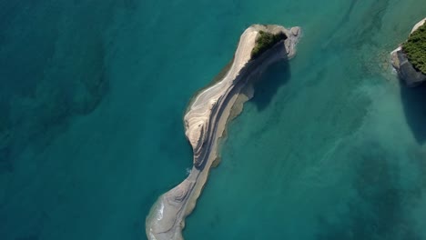 Luftaufnahme-Von-Oben-Nach-Unten-Insel-Korfu-Griechisches-Paradies-Europäischer-Reiselebensstil