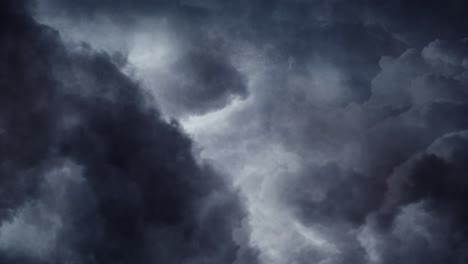 Vista-De-Relámpagos-En-Nubes-Oscuras-De-Tormenta