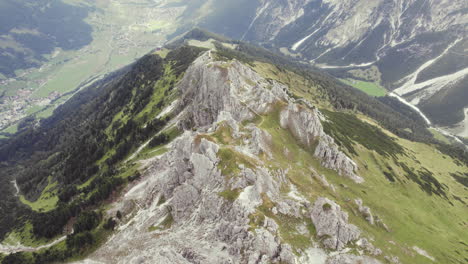 Bird's-eye-aerial-of-alpine-mountains-11er