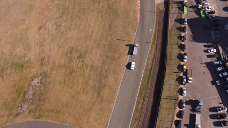 Breakdown-of-a-racecar-being-towed-at-Autodromo-Buenos-Aires-aerial