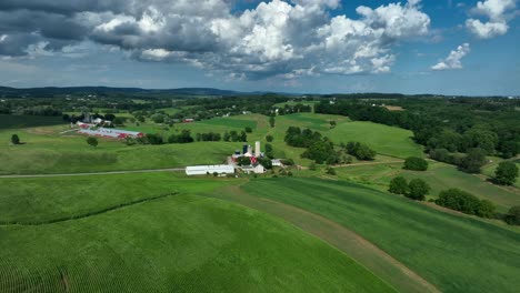 Pasture-and-green-farm-field-in-USA