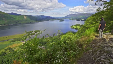 Video-of-Derwentwater-in-the-English-Lake-District-looking-towards-the-town-of-Keswick-with-Skiddaw-behind