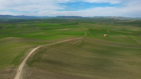 Green-landscape-with-stunning-fields-filmed-in-the-beautiful-province-of-Basilicata-in-Southern-Italy-2