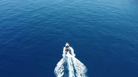 Navegando-En-Barco-En-Grecia,-Skiathos