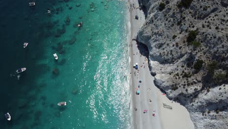 Lalaria-beach,-the-most-beautiful-beach-of-Skiathos,-Greece