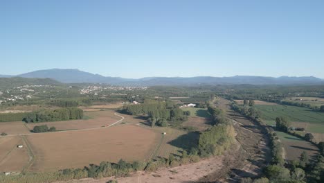 Tordera-Fluss-Aus-Der-Luft-Luftbilder-Des-Von-Der-Dürre-In-Spanien-2022-Betroffenen-Flusses