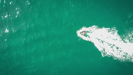 Meereswellen,-Die-Durch-Das-Fahrende-Jet-Ski-Fahrzeug-In-Cabo-San-Lucas-Erzeugt-Werden