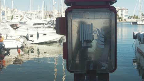 Fire-extinguisher-and-hydrant-water-outlet-in-private-Marina
