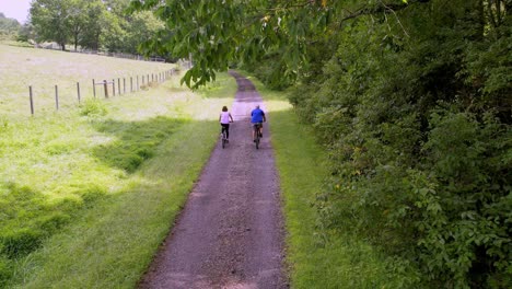 Seniors-ride-bikes-along-New-River-Trail-Bike-Trail-near-Galax-Virginia