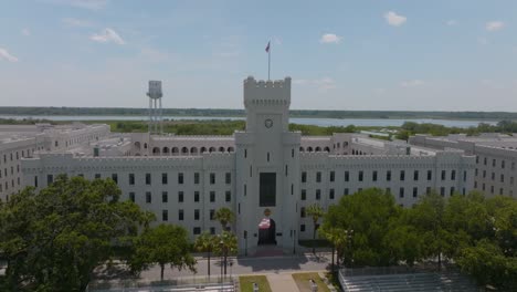 The-Citadel-barracks-in-Charleston,-SC