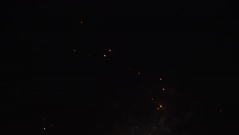 Aerial-footage-of-fireworks-being-shot-into-the-sky