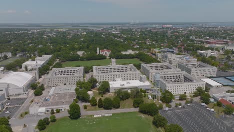 Miltary-University-with-Charleston-South-Carolina-Aerial