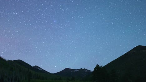 Heiliger-Gral-Zeitraffer-Von-Sternennachthimmel-Bis-Sonnenaufgang-Am-Humphreys-Peak-Arizona