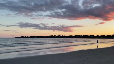 Sunset-on-a-beach-in-Rhode-Island-1
