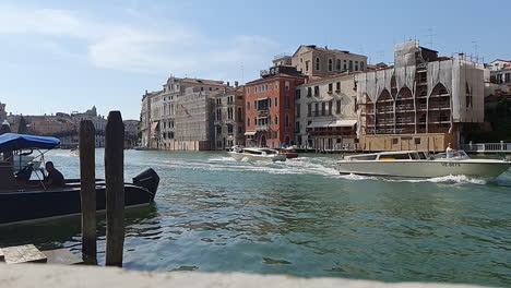 Venedig-Boote-Verkehr-Standbildkamera-Zeitlupe-2-HD-30-Bilder-Pro-Sekunde-59-Sek