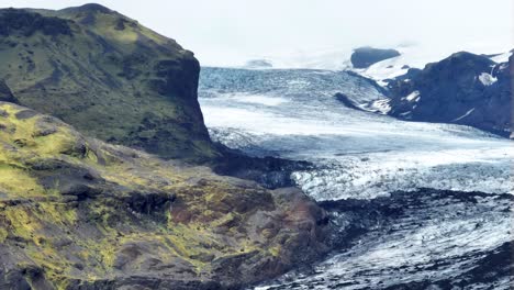 Panorama-Del-Glaciar-Solheimajokull-Outlet-En-El-Sur-De-Islandia