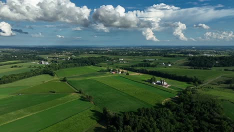 Rural-countryside-field-view-in-summer.-Beautiful-aerial