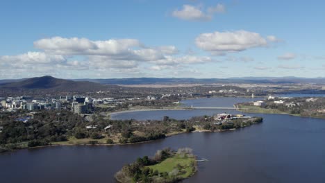Canberra---Scenic-Flight-over-West-Lake
