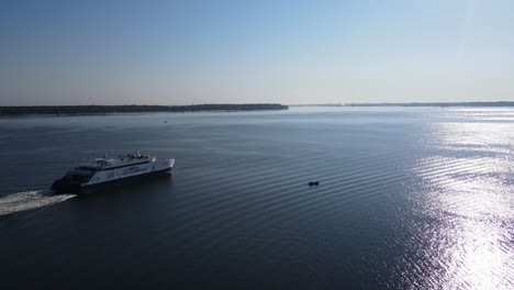 Angled-Dolly-motion-of-the-Ferry-coming-into-Muskegon-lake