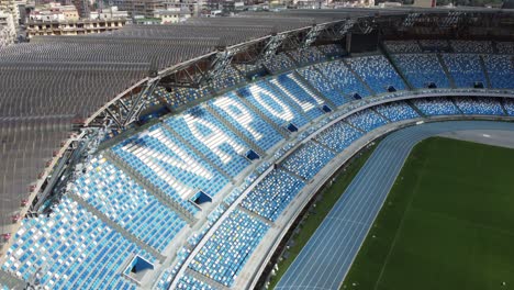 Diego-Armando-Maradona-stadium-filmed-by-drone-4k-NAPOLI-ultras