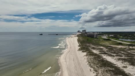 Gulf-of-Mexico-beaches-near-Gulfshores,-Alabama
