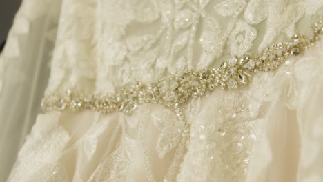 Lacy-wedding-dress-up-close-detail,-macro-shot