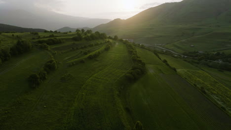 Immergrüne-Landschaft-In-Der-Nähe-Des-Dorfes-Chobareti-In-Südgeorgien