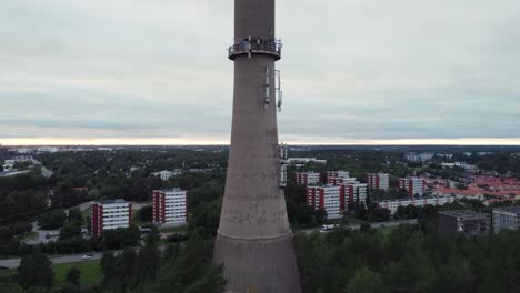 Old-cell-tower-in-a-suburban-area-3