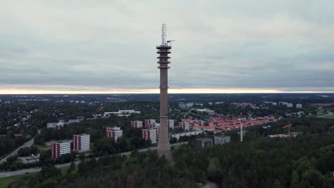 Old-cell-tower-in-a-suburban-area-2