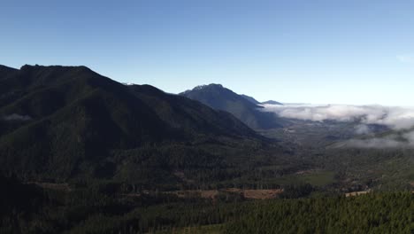 Beautiful,-slow-drone-footage-of-Olympic-National-Park-in-Port-Angeles,-Washington-3