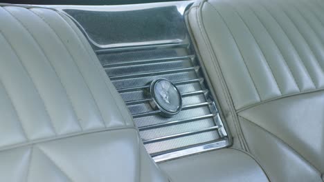 Vintage-car-blue-Mercury-interior-seat-decoration