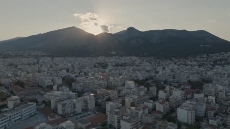 Aerial---City-of-Xanthi-in-Northern-Greece
