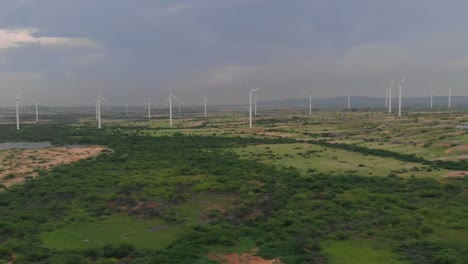 Aerial-View-Of-Jhimpir-Wind-Power-Plant-On-Overcast-Day