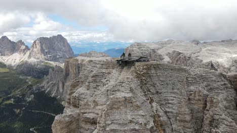 Aerial-views-of-the-cable-car-Sass-Pordoi-in-the-italian-Dolomites