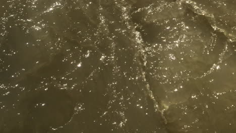Close-up-background-of-fast-river-water-stream