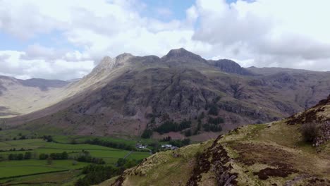 Langdale-Pikes-View-Old-Dungeon-Ghyll-From-Above-Side-Pike-Lake-District-Drone-Footage-1