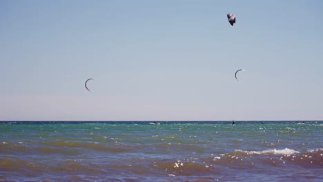 Several-kite-surfers-on-the-sea-1