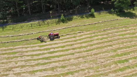 Farmer-getting-ready-to-bale-is-grass