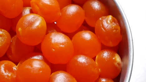 Many-of-Orange-Salted-Yolk,-Close-Up