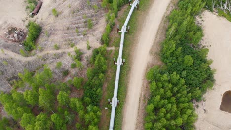 4K-Drone-Video-of-Trans-Alaska-Pipeline-in-Fairbanks,-AK-during-Sunny-Summer-Day-20