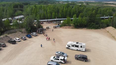 4K-Drone-Video-of-Trans-Alaska-Pipeline-in-Fairbanks,-AK-during-Sunny-Summer-Day-16