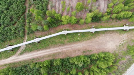 4K-Drone-Video-of-Trans-Alaska-Pipeline-in-Fairbanks,-AK-during-Sunny-Summer-Day-10